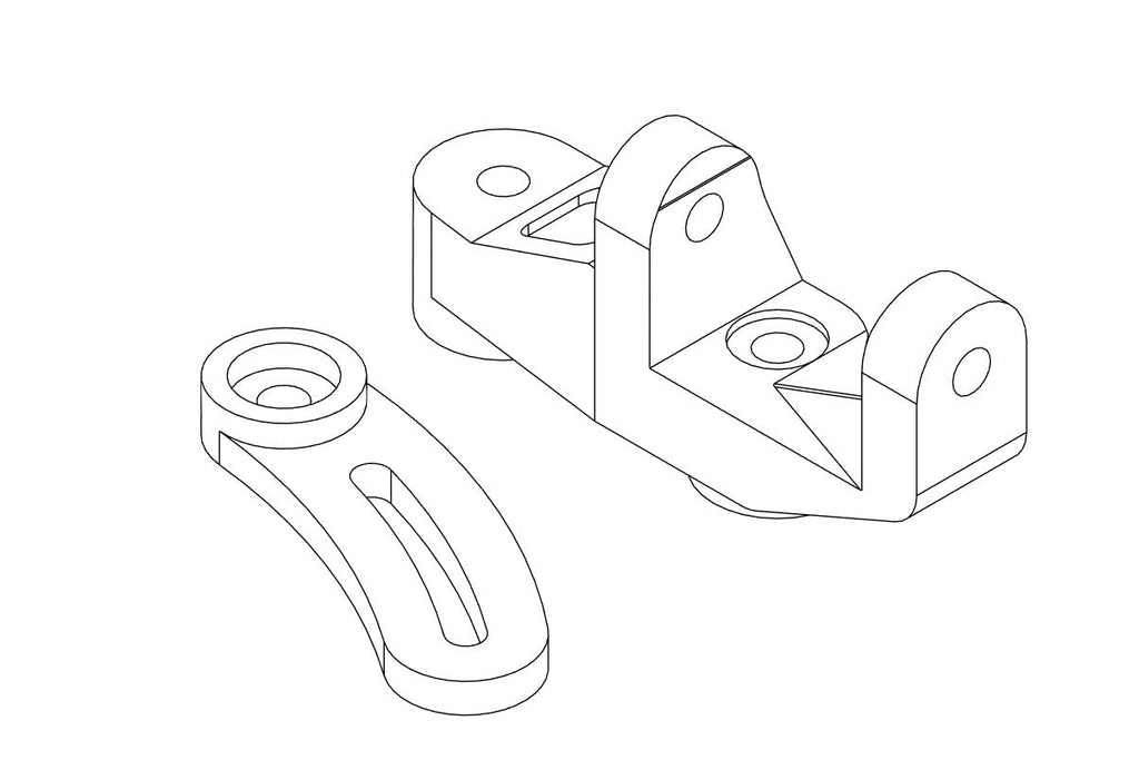 D16 Billet Alternator bracket set