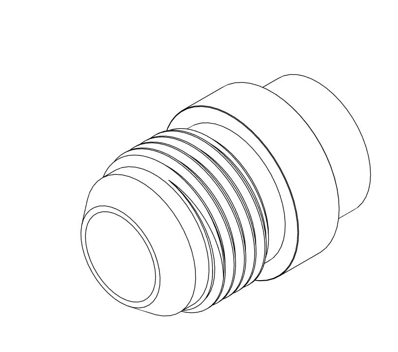 D17 Valve cover -10AN breather fitting