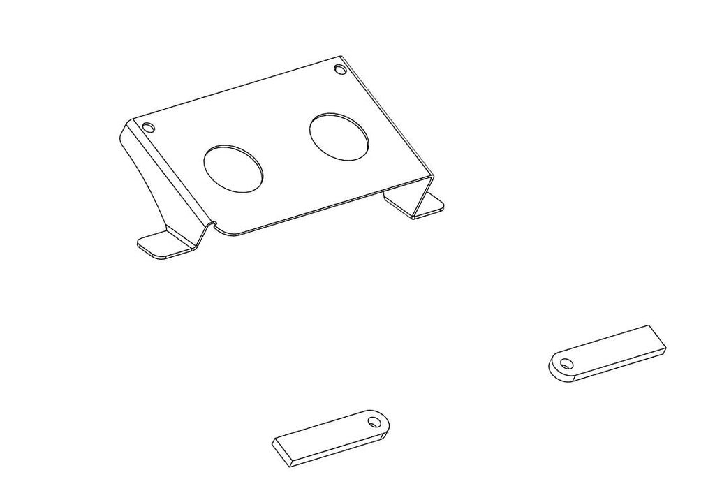 Fardriver controller bracket for CRF450 subframe