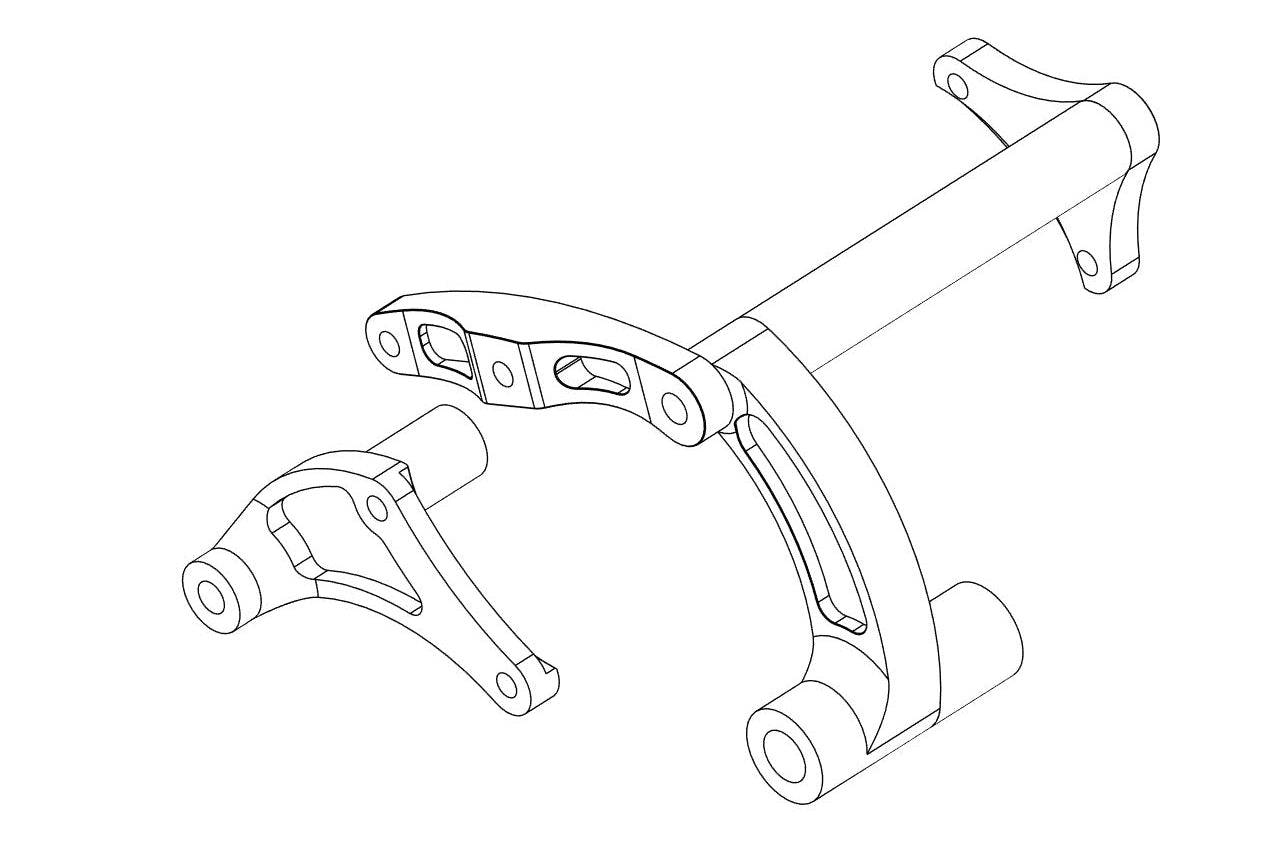 CRF450 QS138 90H/70H motor mounts